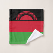 Malawi Flag Bad Handdoek (Wasdoekje)