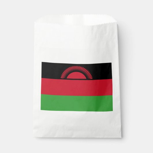 Malawi Flag Bedankzakje (Voorkant)