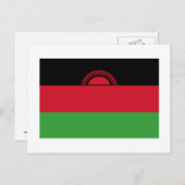 Malawi Flag Briefkaart (Voorkant / Achterkant)