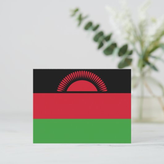 Malawi Flag Briefkaart (Staand voorkant)