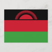 Malawi Flag Briefkaart (Voorkant)