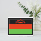 Malawi Flag Briefkaart (Staand voorkant)