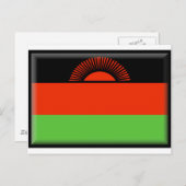 Malawi Flag Briefkaart (Voorkant / Achterkant)