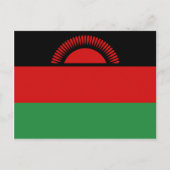 Malawi Flag Briefkaart (Voorkant)