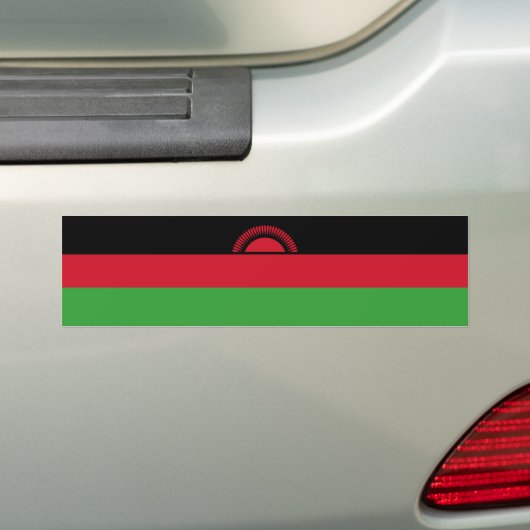 Malawi Flag Bumpersticker (Op auto)