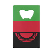 Malawi Flag Creditkaart Flessenopener (Achterkant)