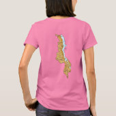 Malawi Flag en Map T-Shirt (Achterkant)