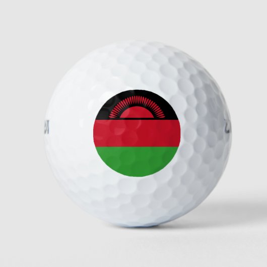 Malawi Flag Golfballen (Voorkant)
