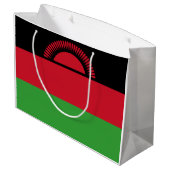 Malawi Flag Groot Cadeauzakje (Achterkant Gekanteld)
