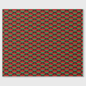 Malawi Flag Honeycomb Wrapping Paper Cadeaupapier (Vlak)