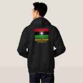 Malawi Flag Hoodie (Achterkant volledig)