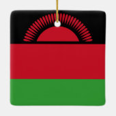Malawi Flag Keramisch Ornament (Achterkant)