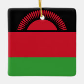 Malawi Flag Keramisch Ornament (Voorkant)