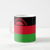 Malawi Flag Keramische Mok (Voorkant links)