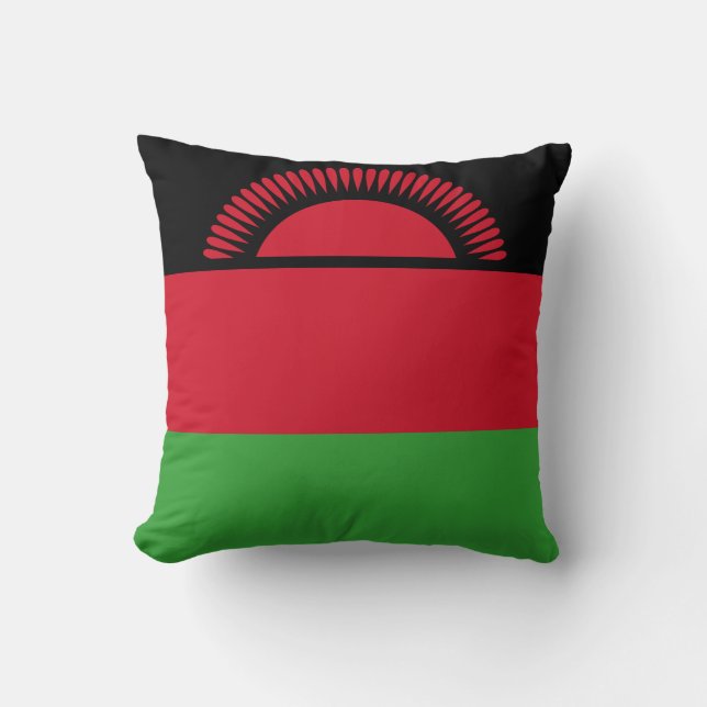 Malawi Flag Kussen (Voorkant)