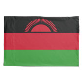 Malawi Flag Kussensloop (Achterkant)