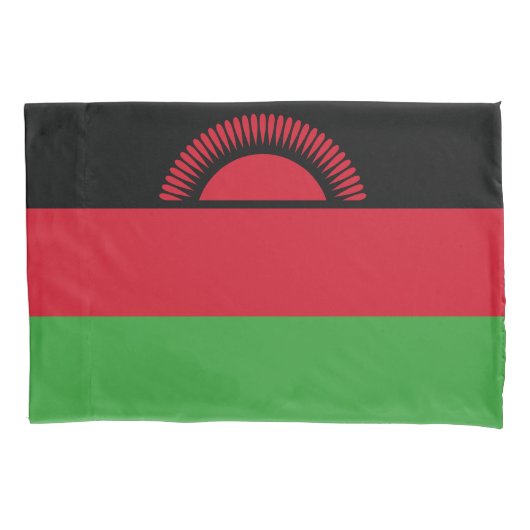 Malawi Flag Kussensloop (Voorkant)