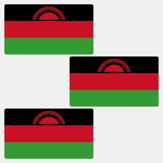 Malawi Flag Labels (Groep)