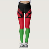 Malawi Flag Leggings (Voorkant)