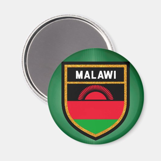 Malawi Flag Magneet (Voorkant / Achterkant)