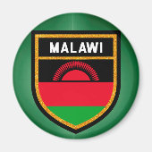 Malawi Flag Magneet (Voorkant)