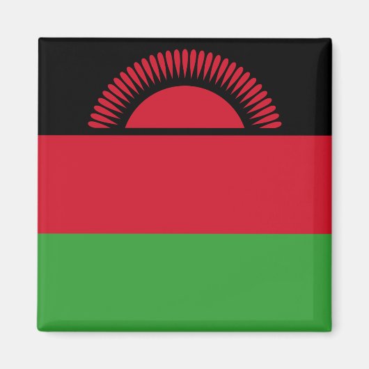 Malawi Flag Magneet (Voorkant)