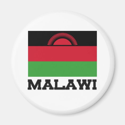 Malawi Flag Magneet (Voorkant)