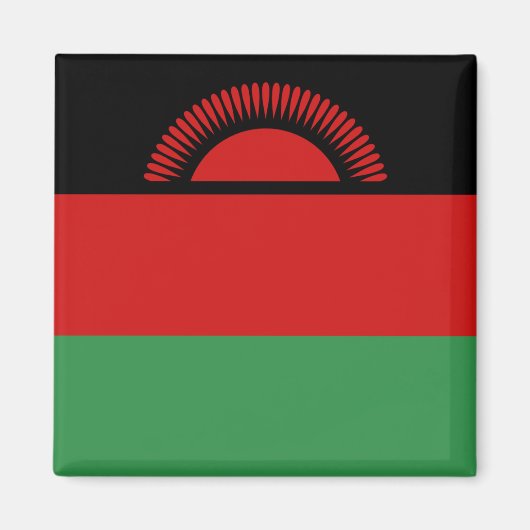 Malawi Flag Magnet (Voorkant)
