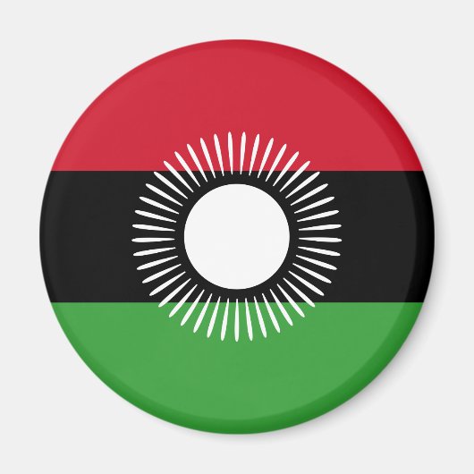 Malawi Flag Magnet (Voorkant)