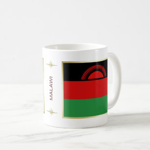 Malawi Flag + Map Mok