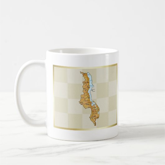 Malawi Flag + Map Mok (Links)