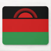 Malawi Flag Mousepad Muismat (Voorkant)