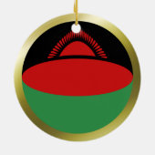 Malawi Flag Ornament (Achterkant)