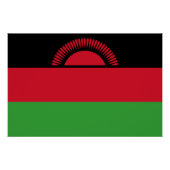 Malawi Flag Perfect Poster (Voorkant)
