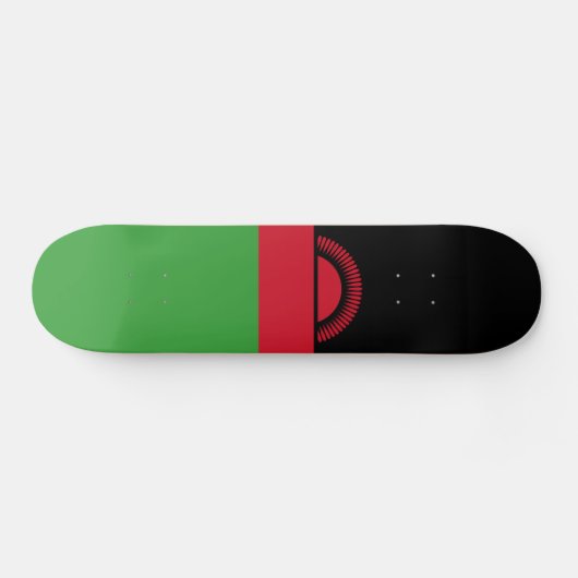 Malawi Flag Persoonlijk Skateboard (Horizontaal)