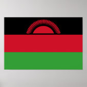 Malawi Flag Poster (Voorkant)