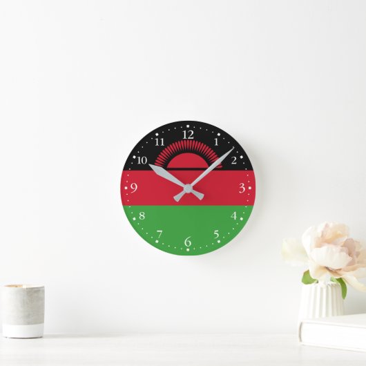 Malawi Flag Ronde Klok (Huis)