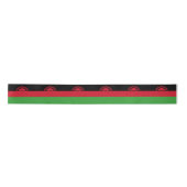 Malawi Flag Satijnen Lint (Voorkant)