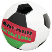 Malawi Flag Schattig Patriotic Voetbal (Drie kwart)