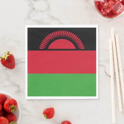 Malawi Flag Servet (Insitu)