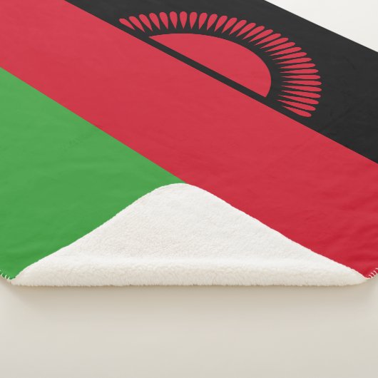 Malawi Flag Sherpa Deken (3/4)