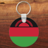 Malawi Flag Sleutelhanger (Voorkant)