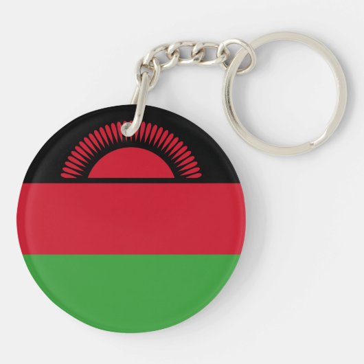 Malawi Flag Sleutelhanger (Achterkant)