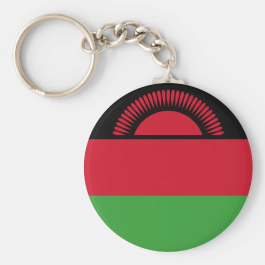 Malawi Flag Sleutelhanger (Voorkant)