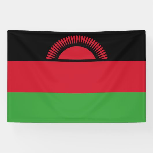 Malawi Flag Spandoek (Horizontaal)