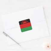Malawi Flag Sticker (Envelop)