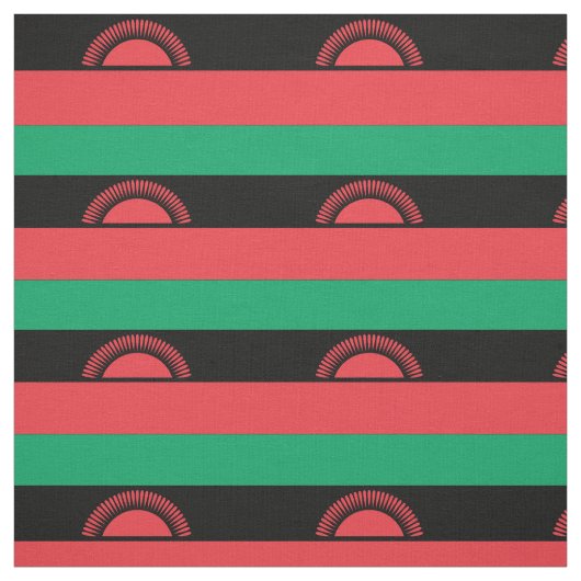 Malawi Flag Stof (Swatch)