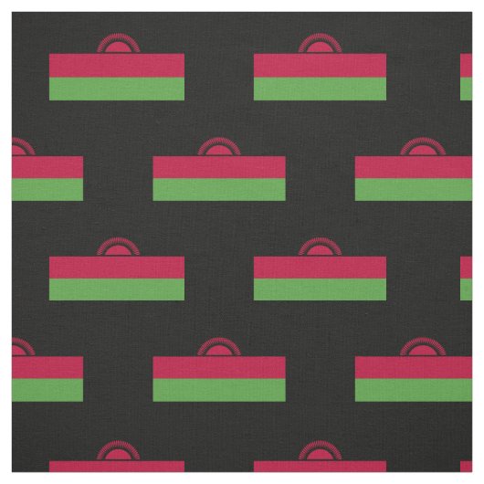 Malawi Flag Stof (Swatch)