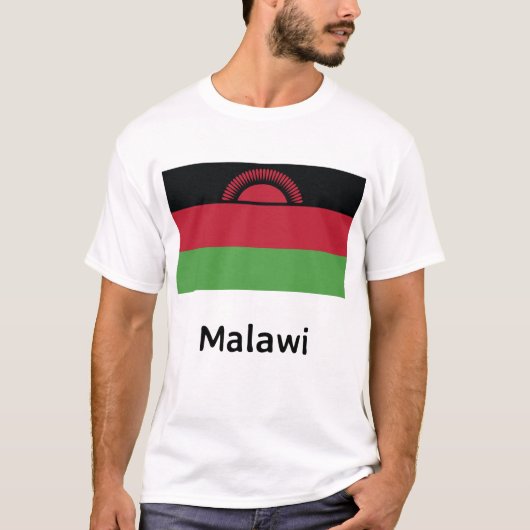Malawi Flag T-shirt (Voorkant)
