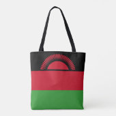Malawi Flag Tote Bag (Achterkant)